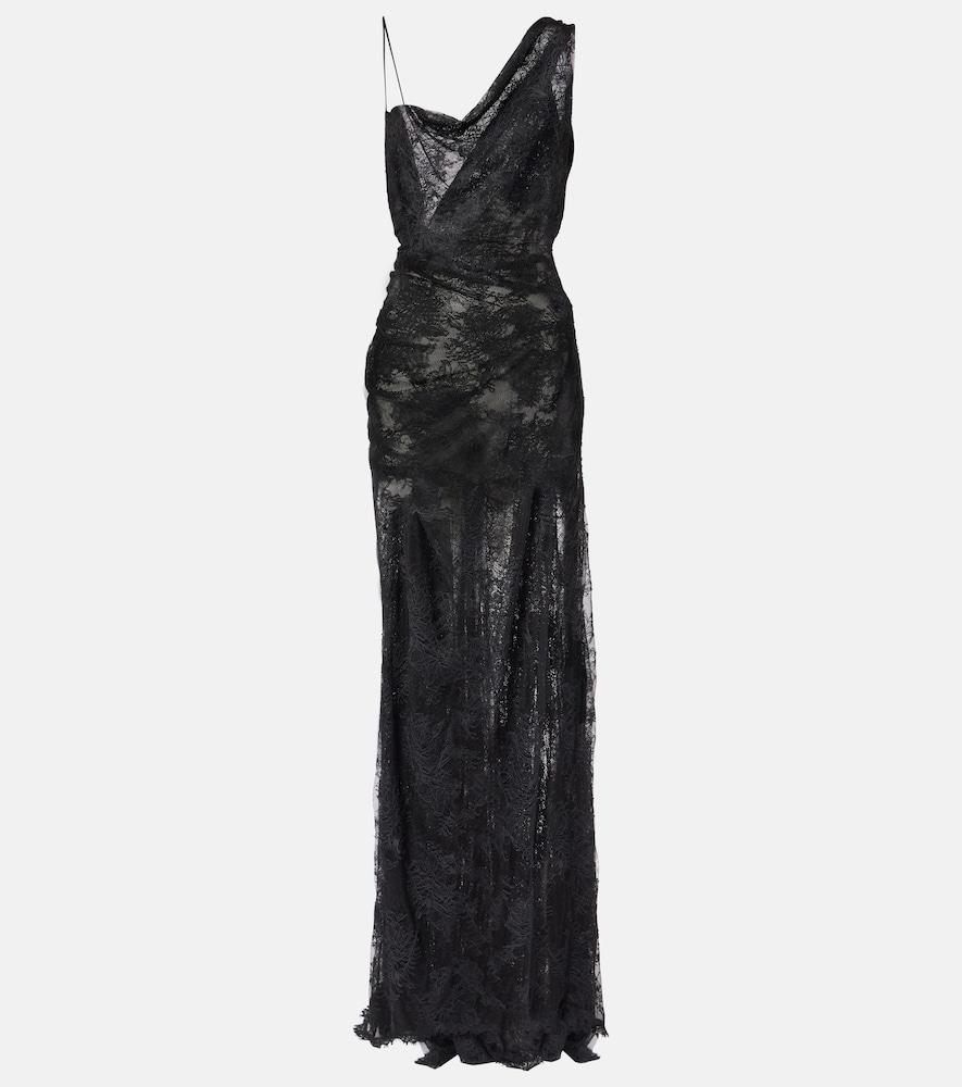 vivienne westwood bridal lace minerva semi-sheer open-back gown
