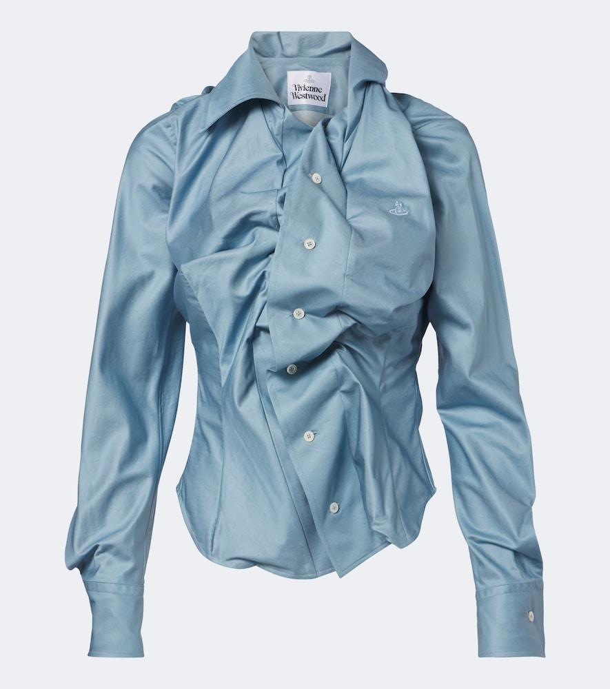 vivienne westwood cotton poplin shirt