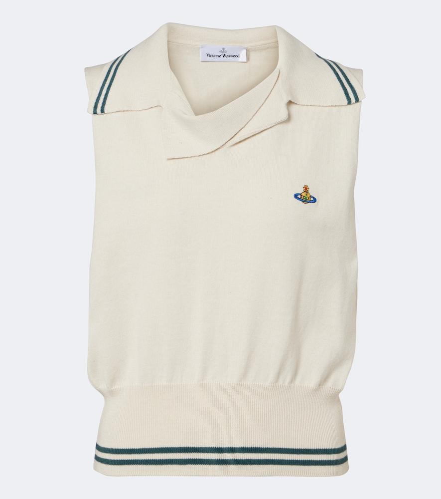 vivienne westwood doubletake cotton and cashmere polo shirt
