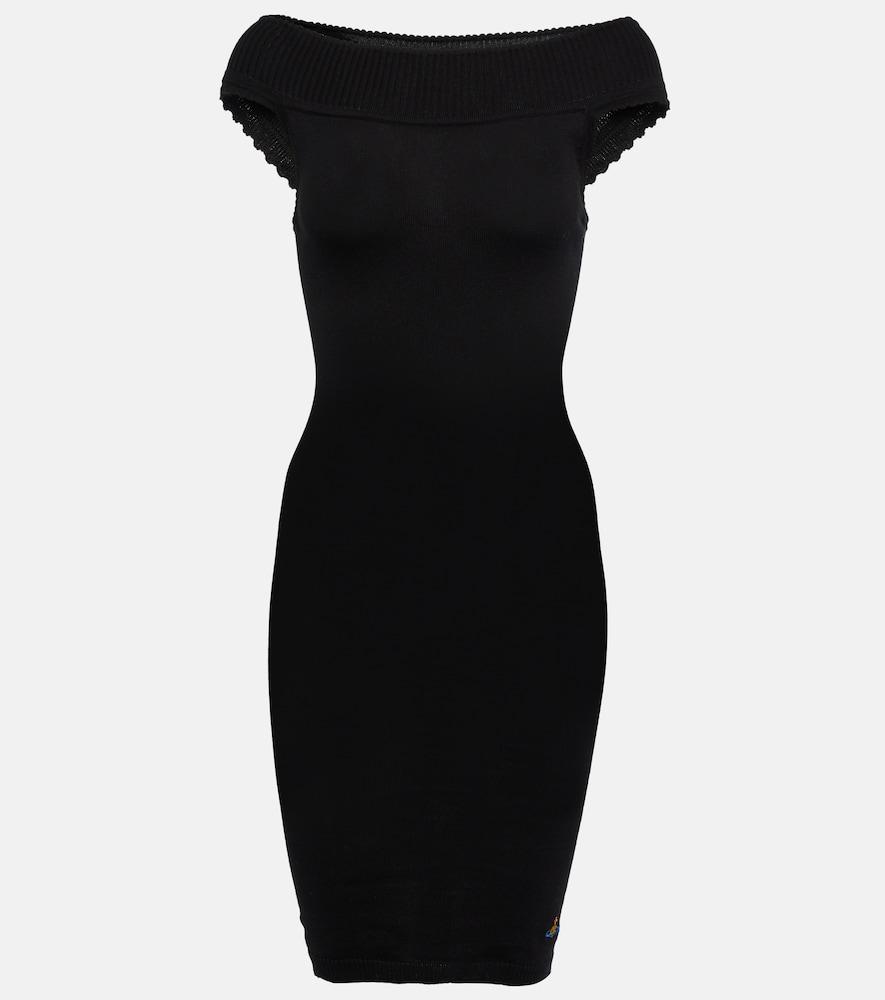 vivienne westwood embroidered cotton minidress