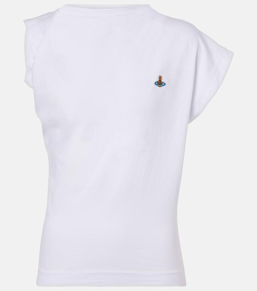 vivienne westwood hebo asymmetric cotton jersey t-shirt