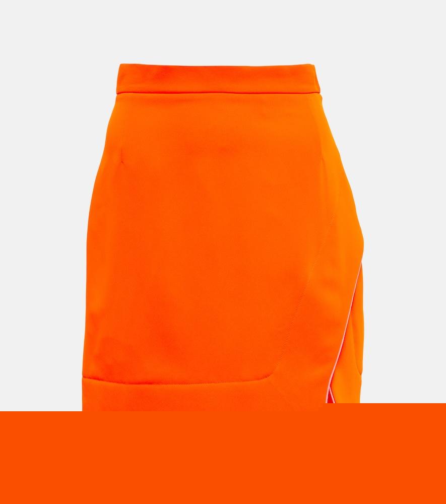 vivienne westwood high-rise crêpe miniskirt