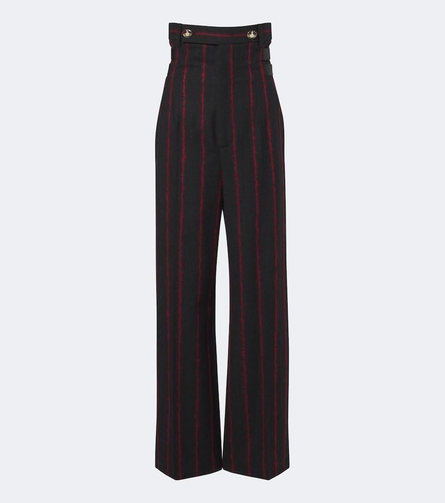 vivienne westwood lauren wool, alpaca, and mohair-blend pants