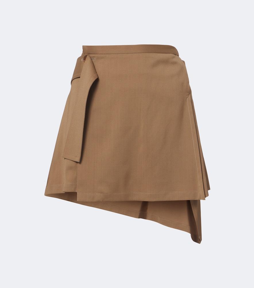 vivienne westwood meghan asymmetric virgin wool kilt
