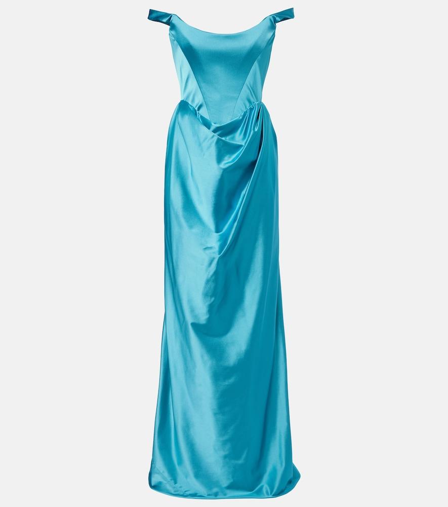 vivienne westwood nova camille satin bustier gown