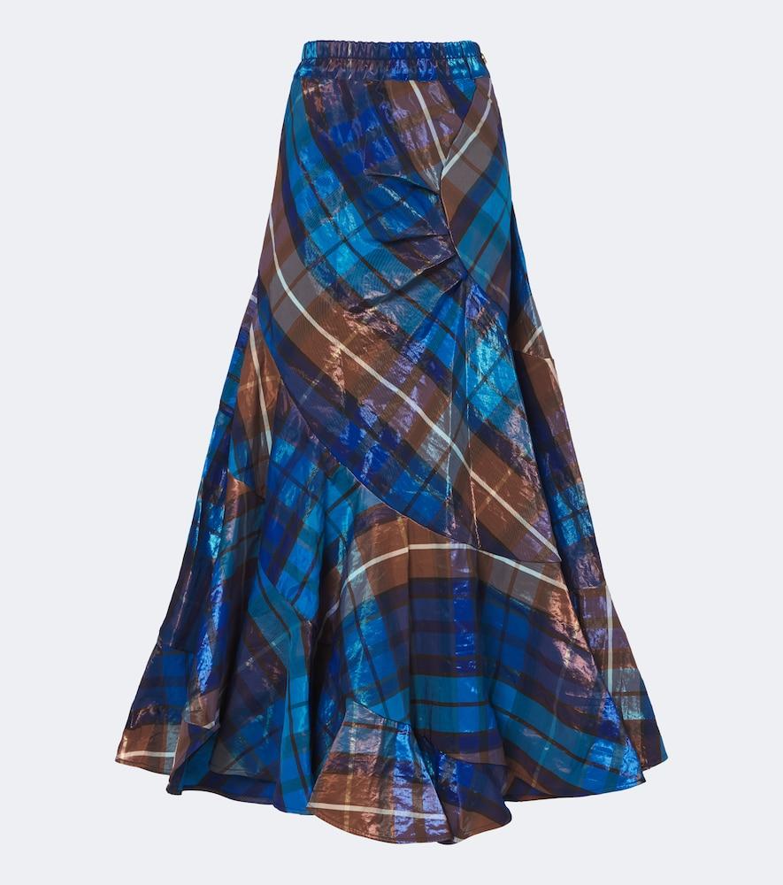 vivienne westwood plaid maxi skirt