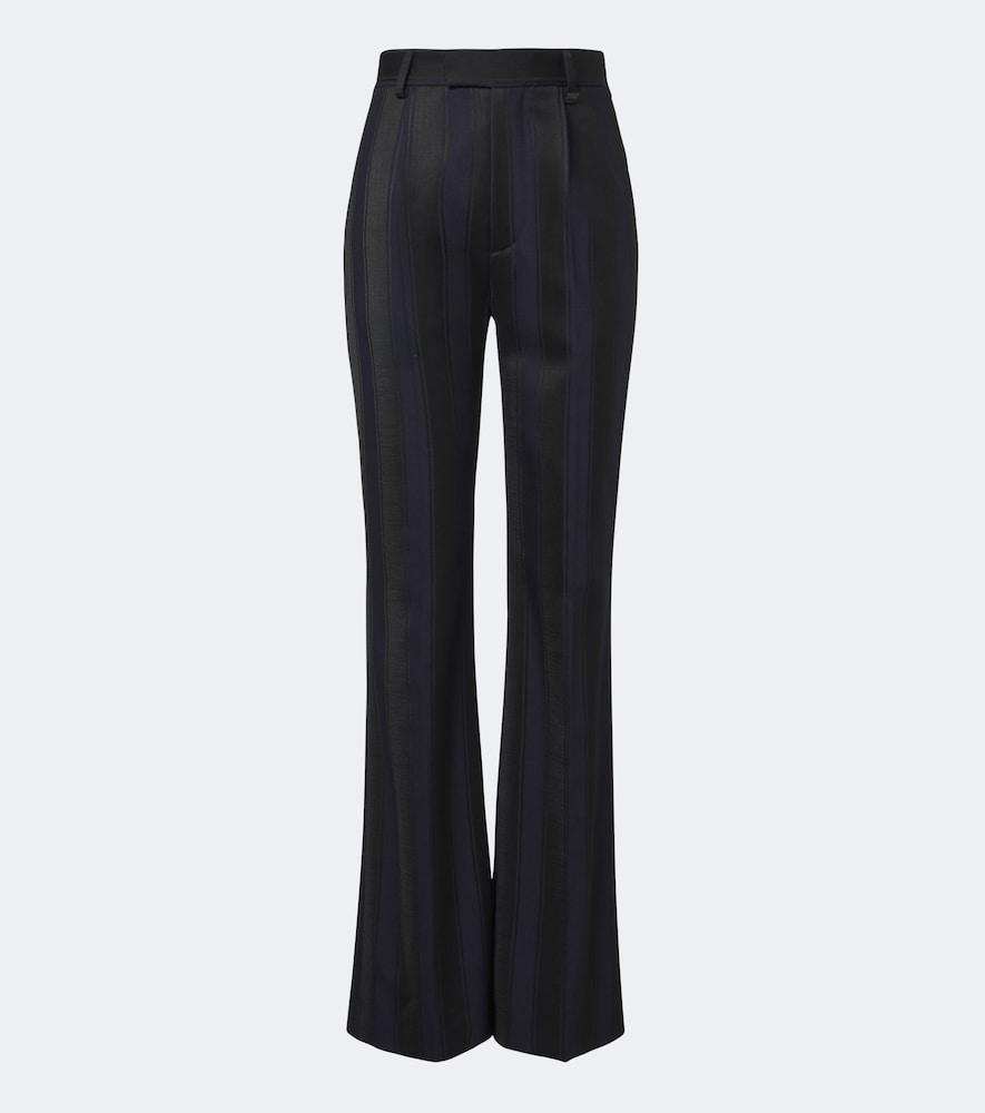 vivienne westwood ray striped virgin wool flared pants