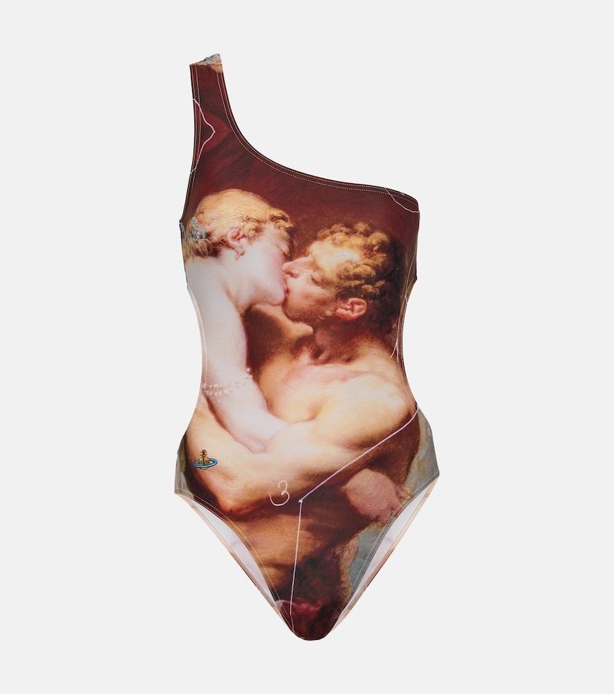 vivienne westwood the kiss one-shoulder swimsuit