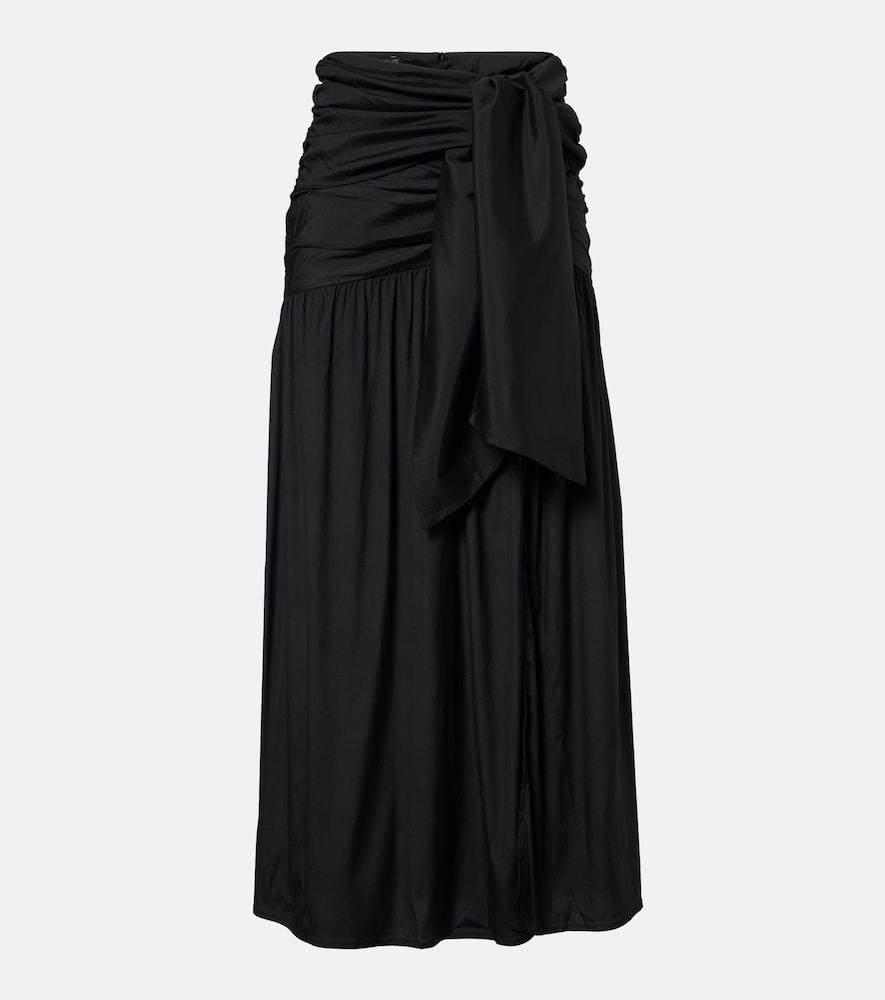 vix paula hermanny zoe draped maxi skirt
