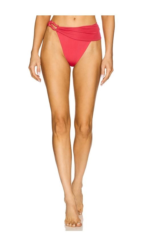 vix swimwear holly hot pants brazilian bikini bottoms in red. - size s (also in xs)