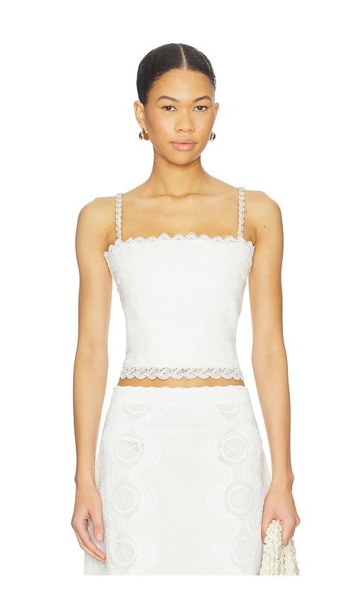 waimari amatista top in white. - size l (also in xs, s, m)