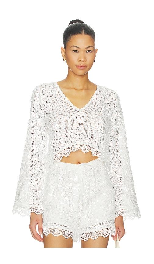 waimari holly top in white. - size m (also in s, xs)