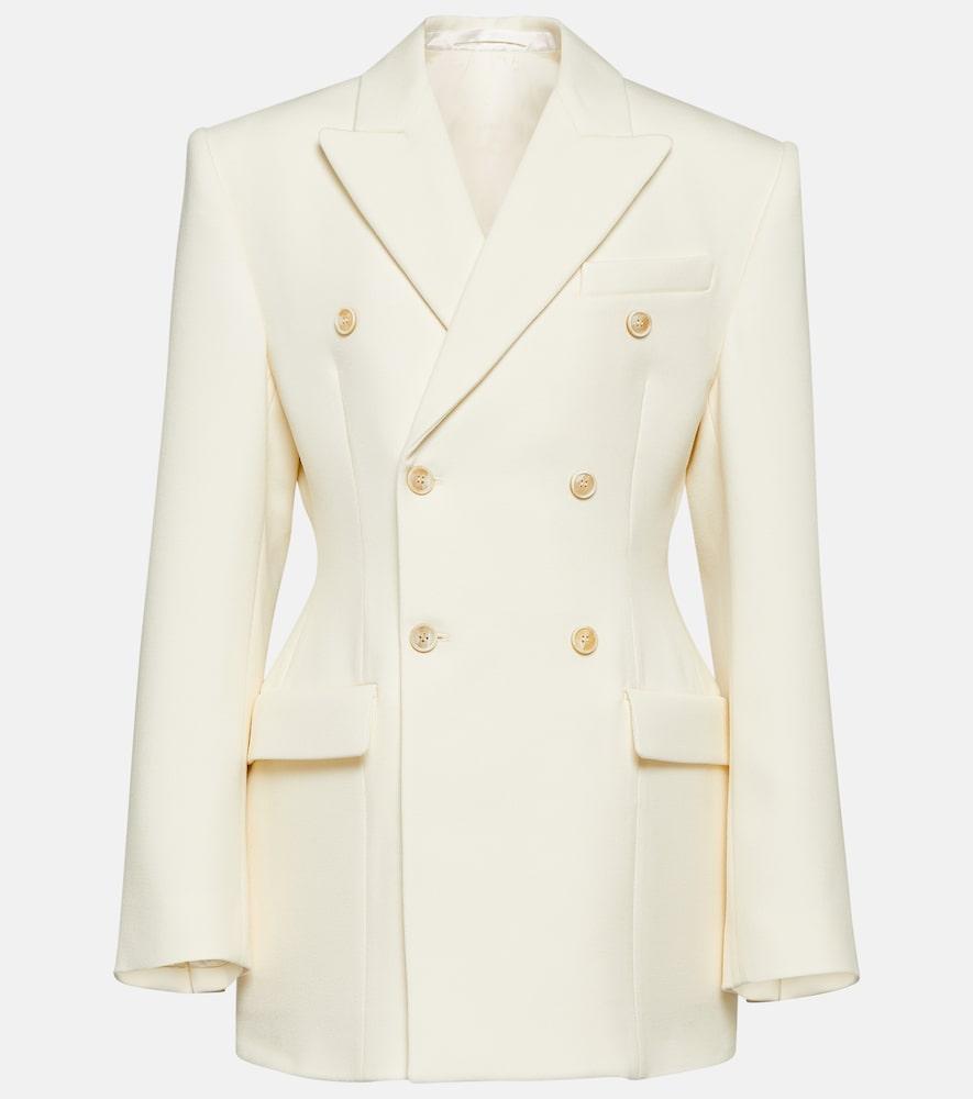wardrobe. nyc contour double-breasted wool blazer