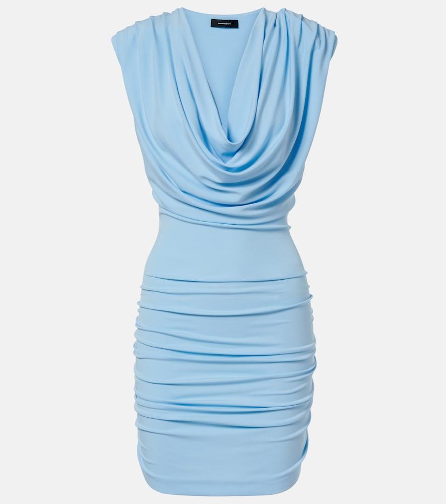 wardrobe. nyc draped jersey minidress