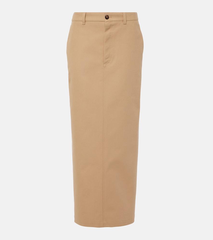 wardrobe. nyc drill cotton maxi skirt