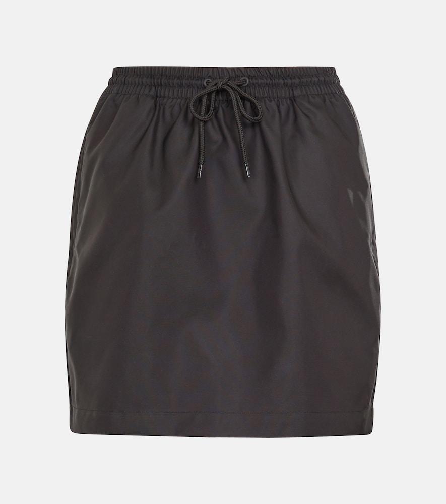 wardrobe. nyc high-rise drawstring miniskirt
