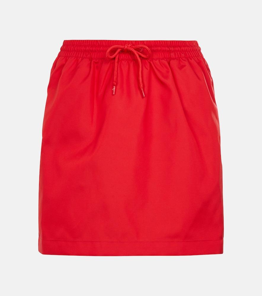 wardrobe. nyc high-rise drawstring miniskirt