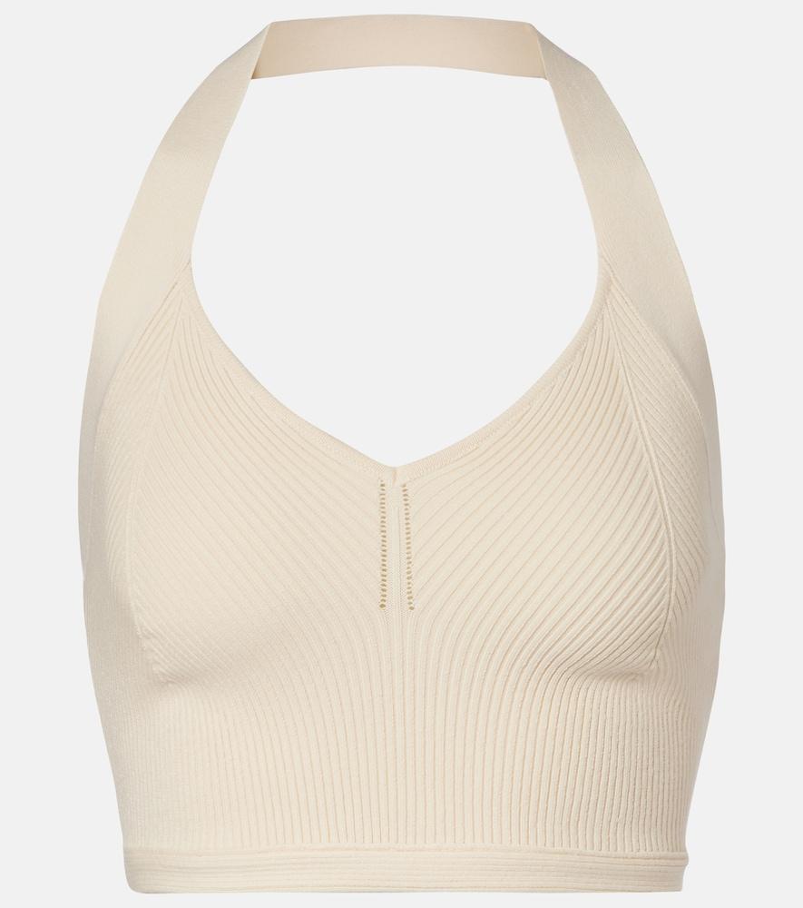 wardrobe. nyc knitted cotton crop top
