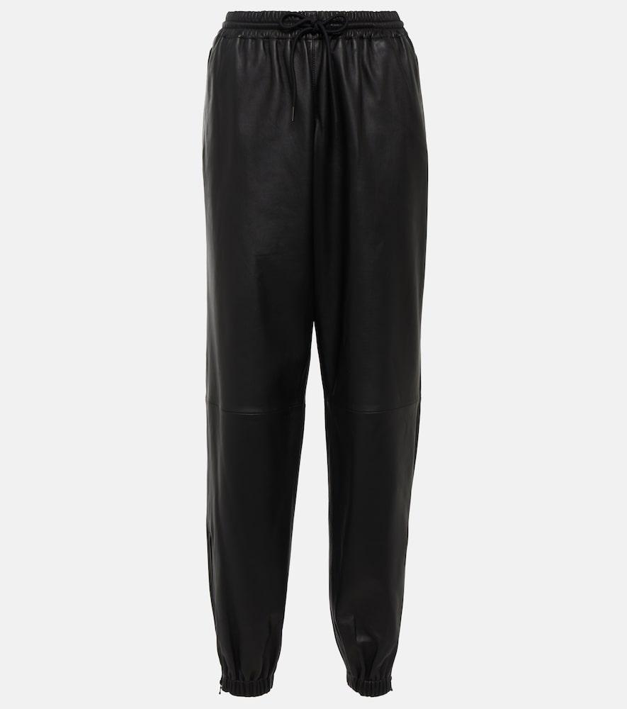 wardrobe. nyc leather sweatpants