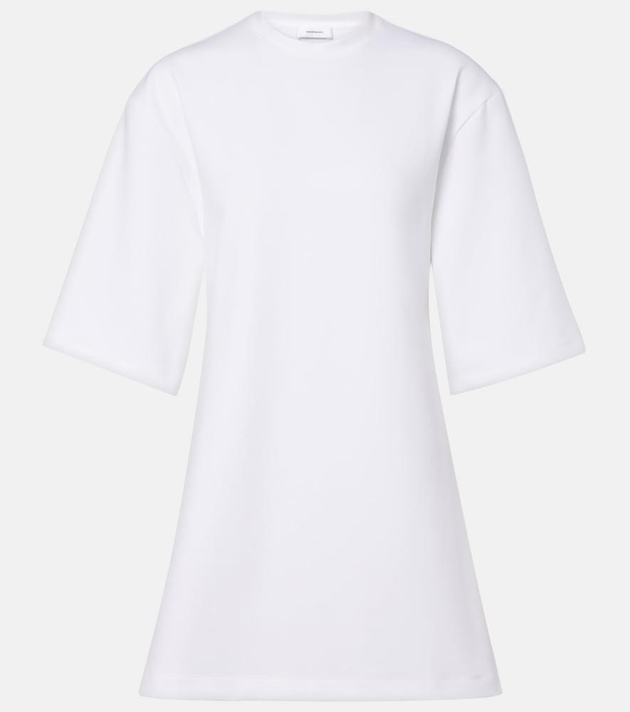 wardrobe. nyc open-back cotton-blend jersey minidress