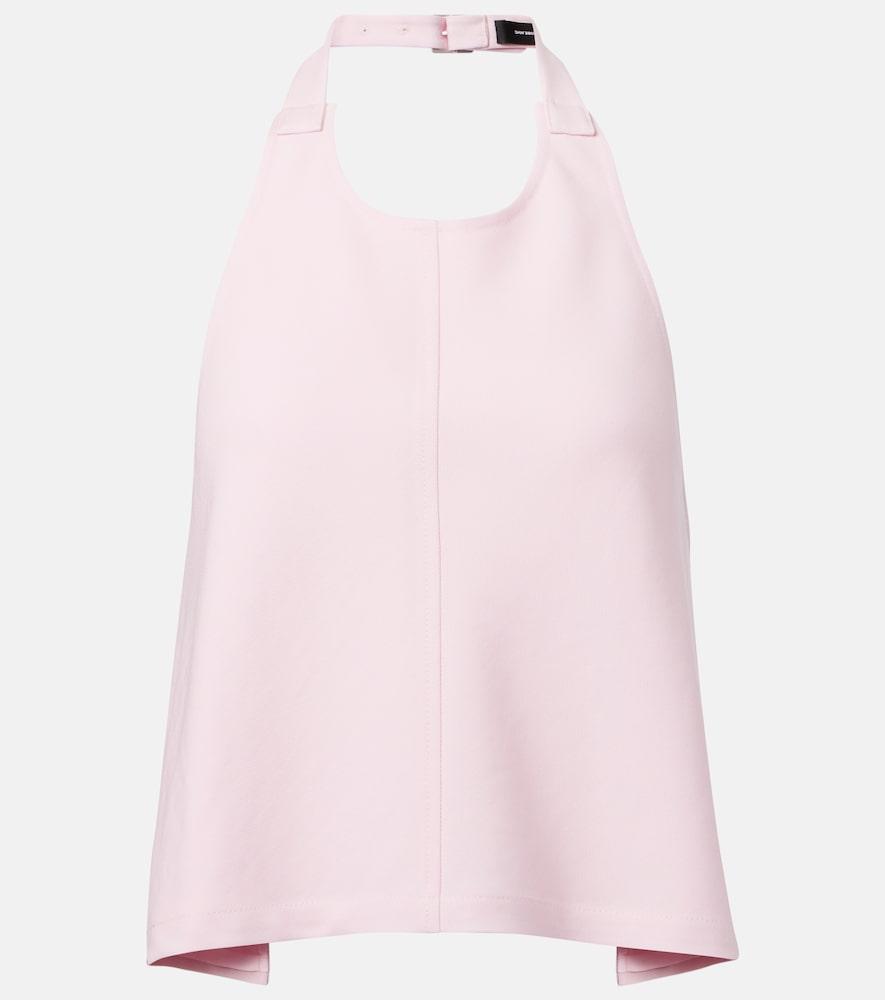 wardrobe. nyc open-back wool top