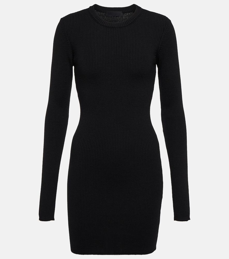 wardrobe. nyc rib-knit wool minidress