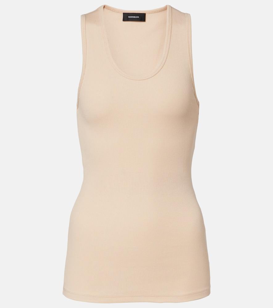 wardrobe. nyc ribbed-knit cotton tank top
