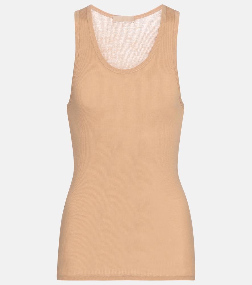 wardrobe. nyc ribbed-knit cotton tank top