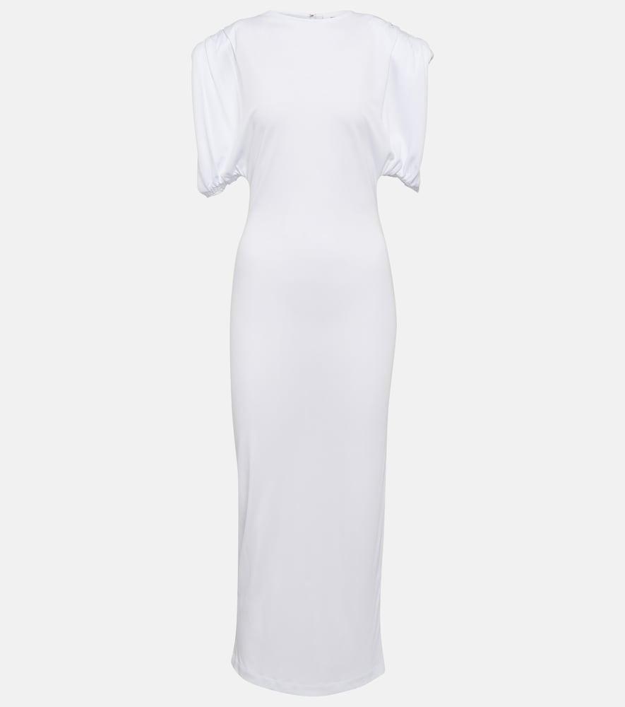 wardrobe. nyc ruched jersey midi dress
