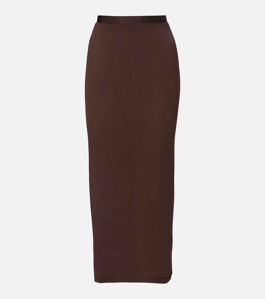 wardrobe. nyc sheer midi skirt