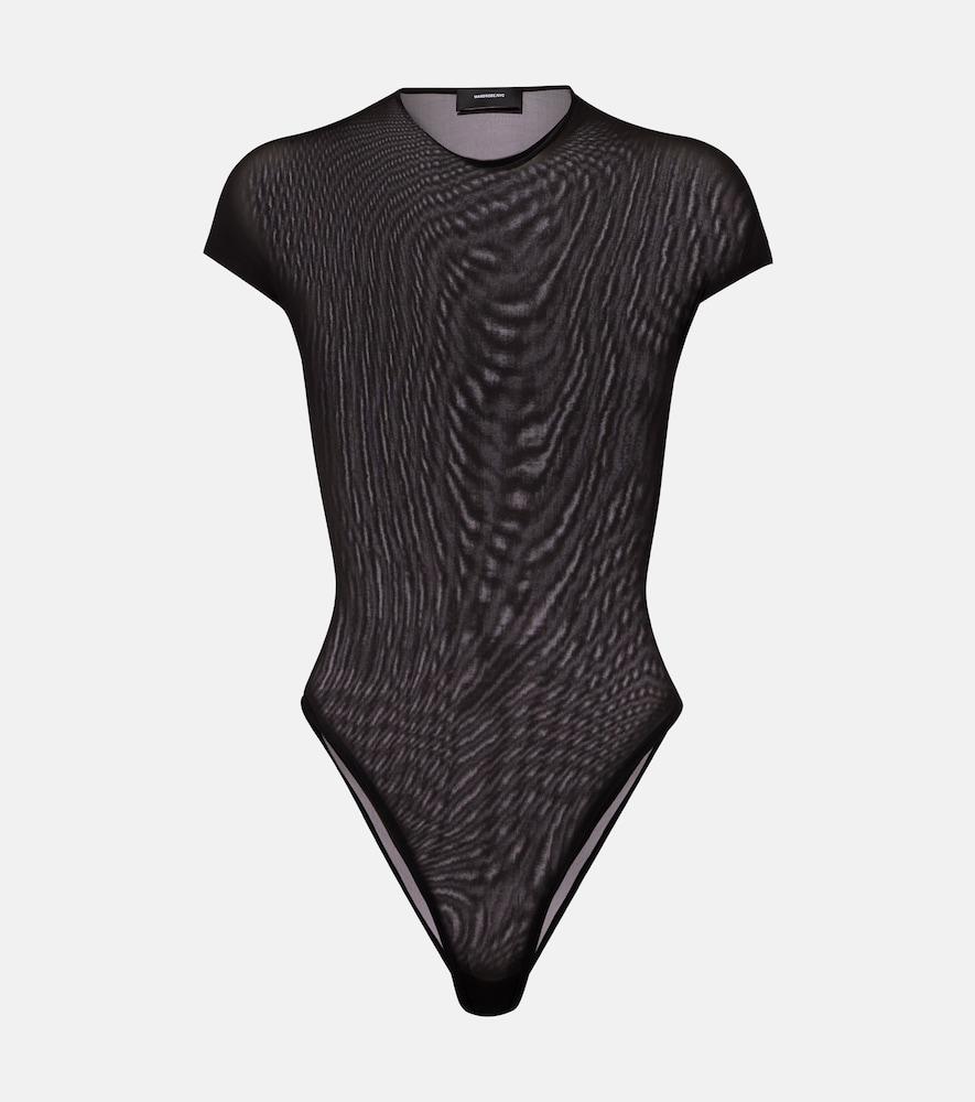 wardrobe. nyc sheer technical bodysuit