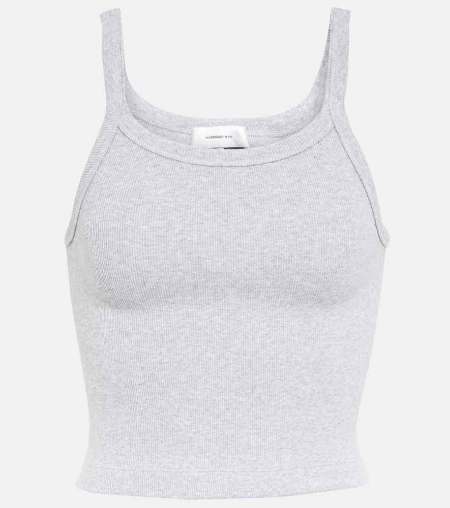 wardrobe. nyc x hailey bieber cotton-blend tank top