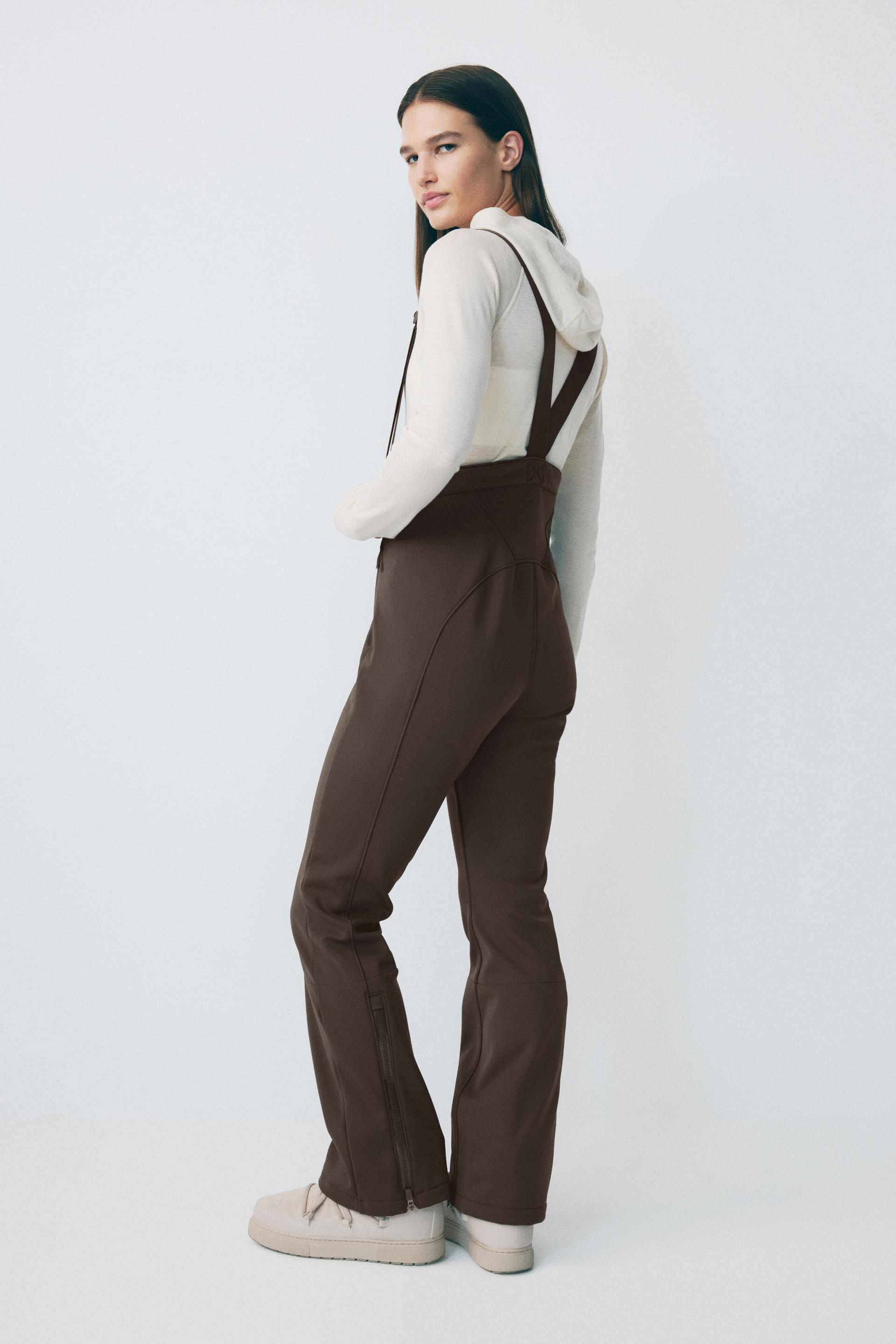 water-repellent ski pants
