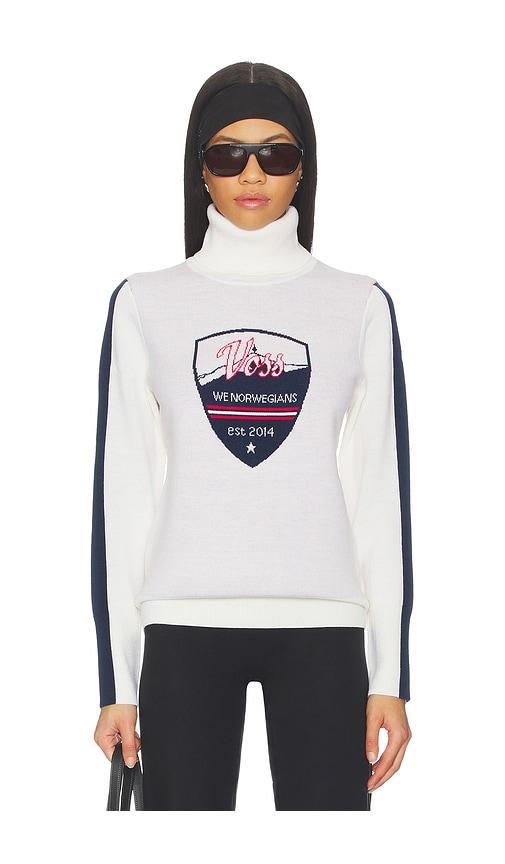 we norwegians after ski sweater in cream. - size m (also in s, xs)