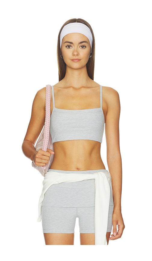 wellbeing + beingwell allyn lounge bra in grey. - size l (also in xxs, xs, s, m, xl)