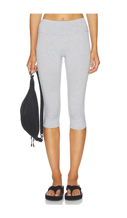 wellbeing + beingwell loungewell light ricki capri in grey. - size m (also in xl)