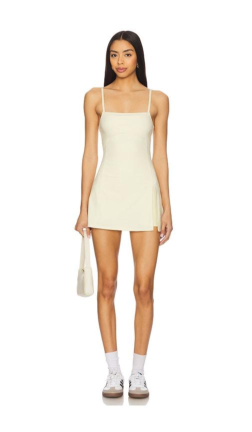 wellbeing + beingwell movewell astrid dress in yellow. - size l (also in xl)