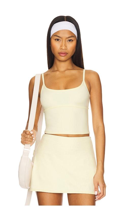 wellbeing + beingwell movewell ripley tank in yellow. - size l (also in xl)