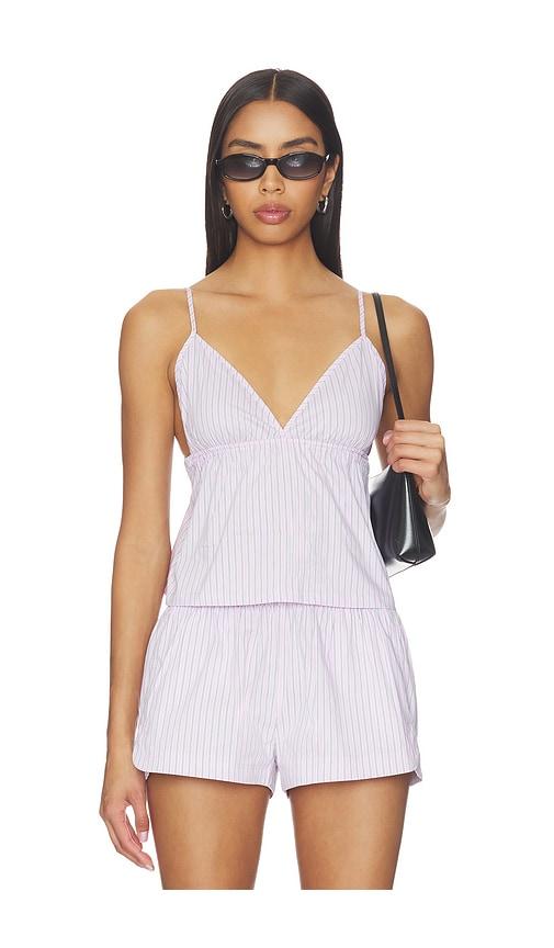 wellbeing + beingwell muir top in pink. - size l (also in xxs, xs, s, m, xl)