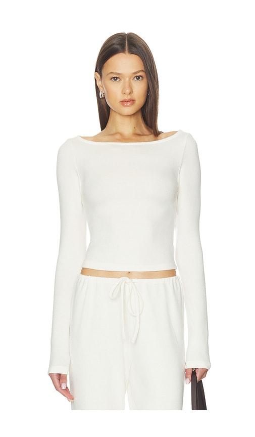 wellbeing + beingwell sawyer top in white. - size m (also in s, xl)