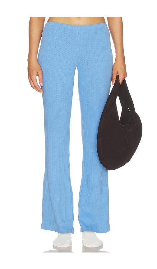 wellbeing + beingwell shaw pant in blue. - size l (also in xxs, xs, s, m, xl)