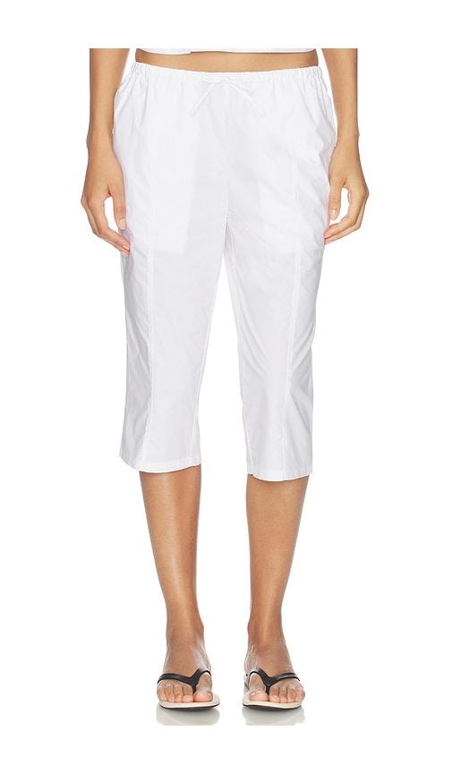wellbeing + beingwell syca capri in white. - size l (also in xxs, xs, s, m, xl)