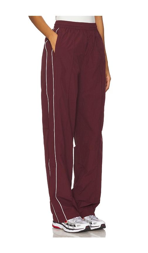 wellbeing + beingwell terra pant in burgundy. - size l (also in xxs, xs, s, m, xl)
