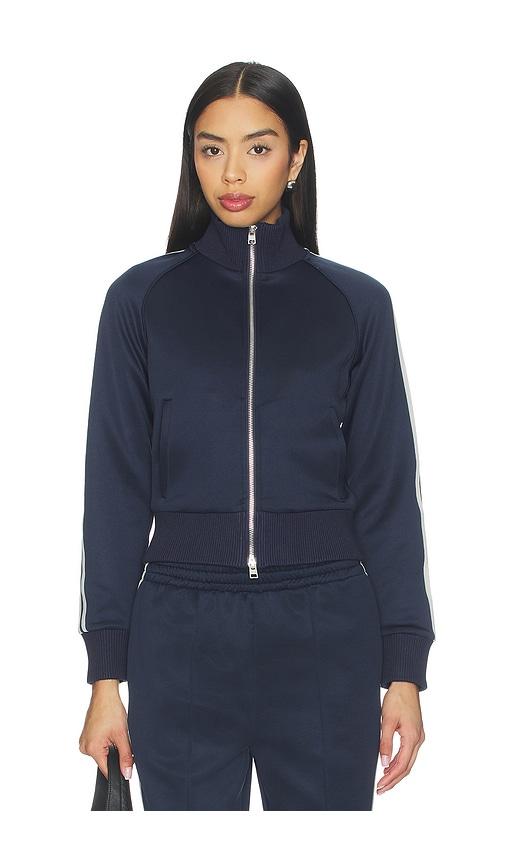 wellbeing + beingwell the track jacket in navy. - size l (also in xxs, xs, s, m, xl)