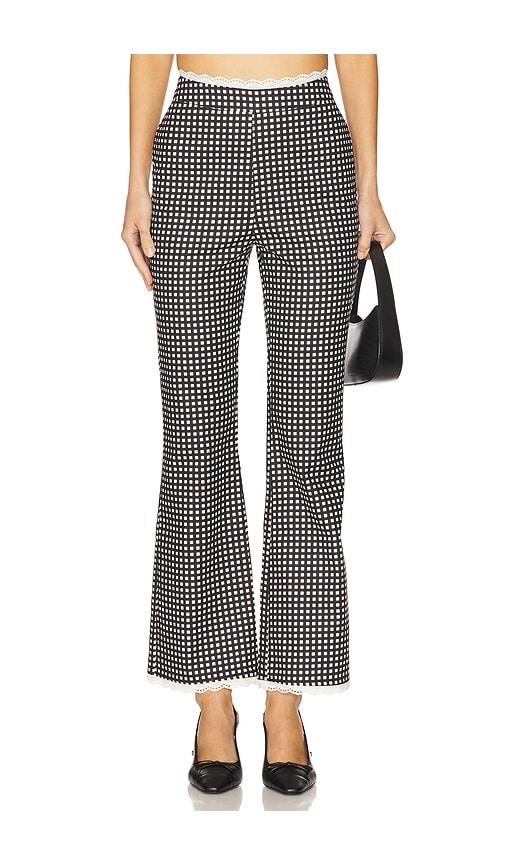 weworewhat crop straight pant in black. - size 0 (also in 10, 2)