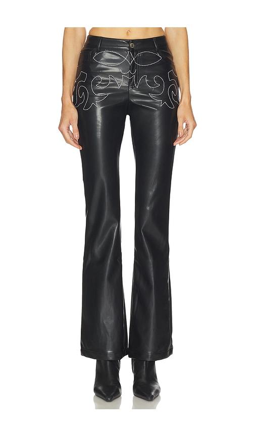 weworewhat low rise western pant in black. - size 12 (also in 8, 2, 6)