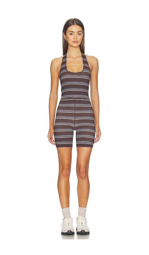 weworewhat scoop romper in brown. - size l (also in m, s, xs)