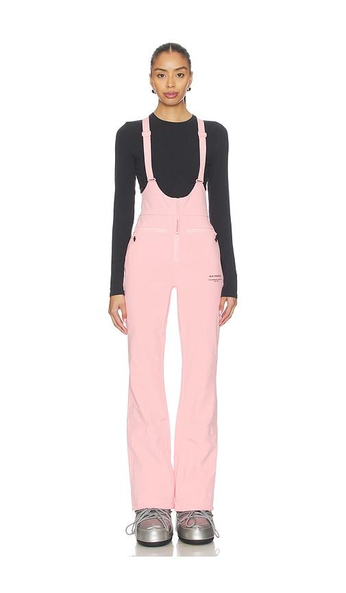 whitespace high waisted riding bib in pink. - size m (also in xl)