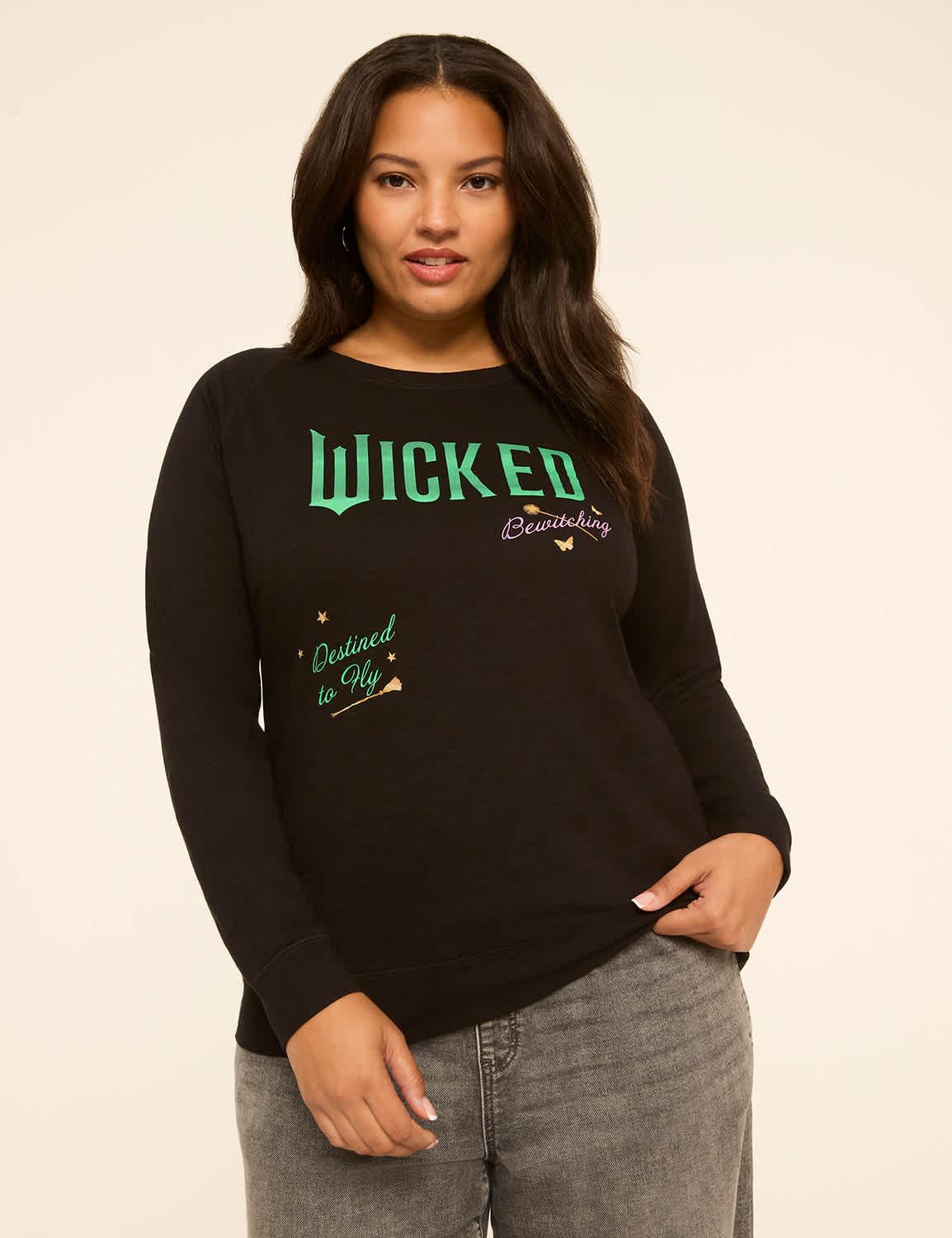 wicked long-sleeve graphic tee