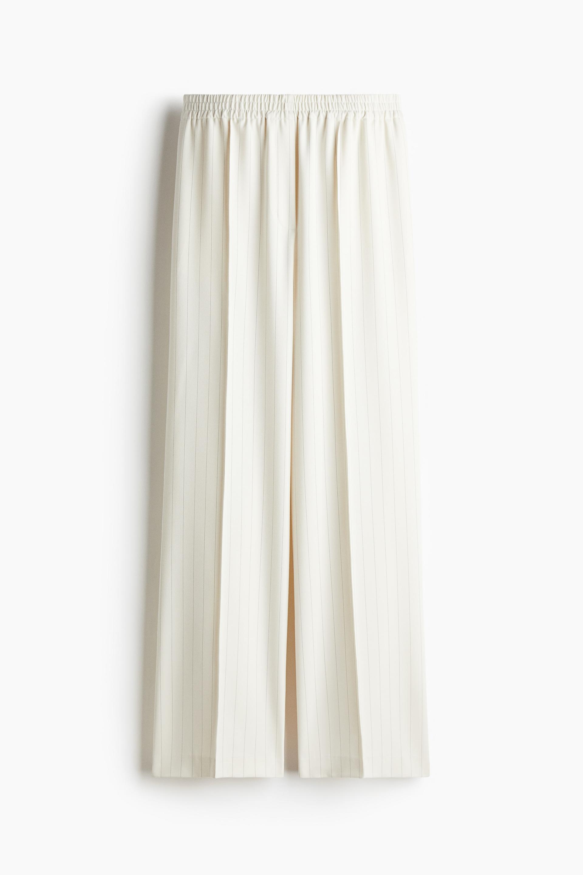 wide crease-detail pants